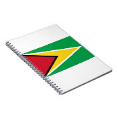 Guyana-Flagge Notizblock (Rechte Seite)