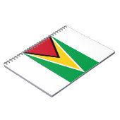 Guyana-Flagge Notizblock (Linke Seite)