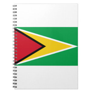 Guyana-Flagge Notizblock