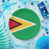 Guyana-Flagge Pappteller (Party)