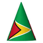 Guyana-Flagge Partyhütchen (Vorderseite)