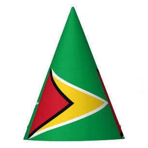 Guyana-Flagge Partyhütchen