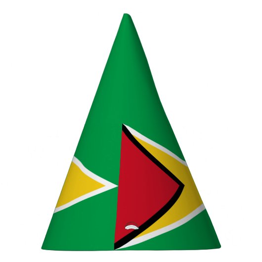 Guyana-Flagge Partyhütchen (Rechts)