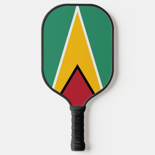 Guyana-Flagge Pickleball Schläger (Vorderseite)