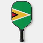Guyana-Flagge Pickleball Schläger (Vorderseite)