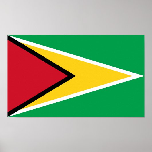 Guyana-Flagge Poster (Vorne)