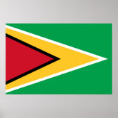 Guyana-Flagge Poster (Vorne)