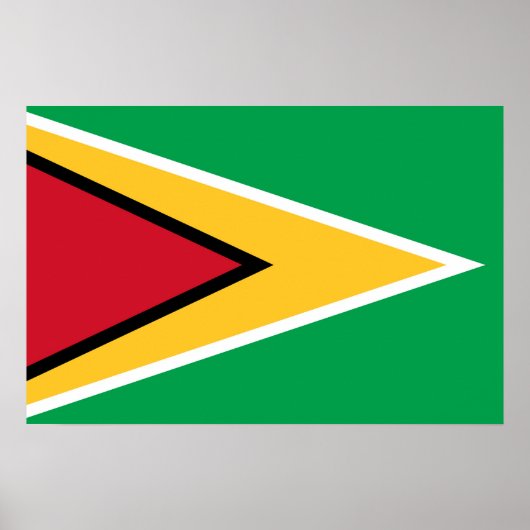 Guyana-Flagge Poster (Vorne)