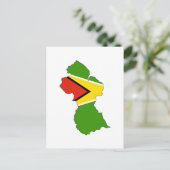 Guyana-Flagge Postkarte (Stehend Vorderseite)