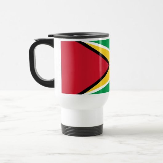 Guyana-Flagge Reisebecher (Links)