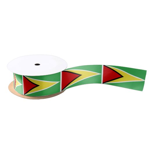 Guyana-Flagge Satinband (Spule)