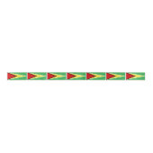 Guyana-Flagge Satinband (Vorderseite)
