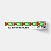 Guyana-Flagge Satinband (Vorderseite)