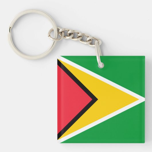Guyana-Flagge Schlüsselanhänger (Vorderseite)