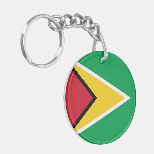 Guyana-Flagge Schlüsselanhänger (Vorderseite links)