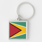Guyana-Flagge Schlüsselanhänger (Vorne)