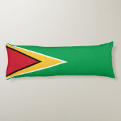 Guyana-Flagge Seitenschläferkissen (Rückseite)