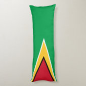 Guyana-Flagge Seitenschläferkissen (Rückseite (Vertikal))