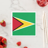 Guyana-Flagge Serviette (Beispiel)