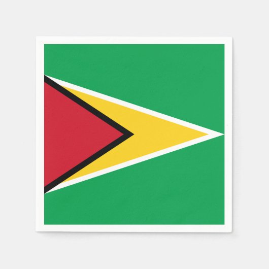 Guyana-Flagge Serviette (Vorderseite)