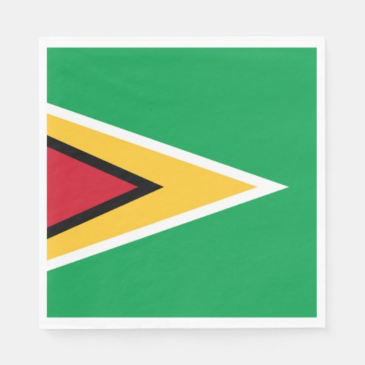 Guyana-Flagge Serviette (Vorderseite)