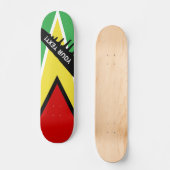 Guyana-Flagge Skateboard (Vorderseite)