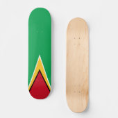 Guyana-Flagge Skateboard (Vorderseite)