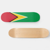 Guyana-Flagge Skateboard (Horizontal)