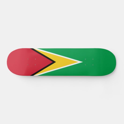 Guyana-Flagge Skateboard (Horizontal)