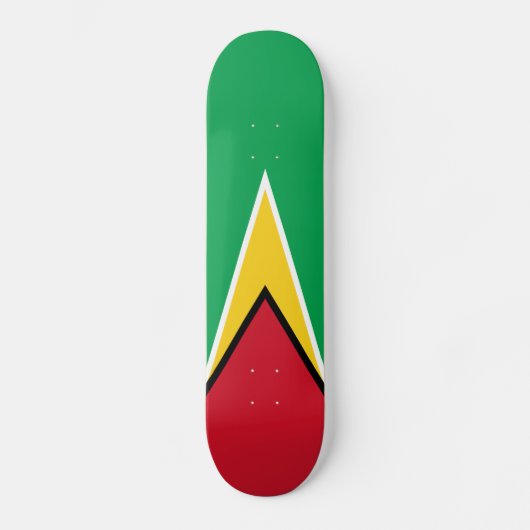 Guyana-Flagge Skateboard (Vorderseite)