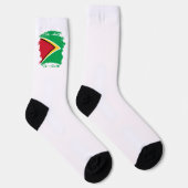 Guyana-Flagge Socken (Rechts)