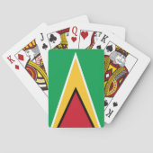 Guyana-Flagge Spielkarten (Rückseite)
