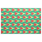 Guyana-Flagge Stoff (Fat Quarter (45,7 x 55,9 cm))