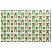 Guyana-Flagge Stoff (Fat Quarter (45,7 x 55,9 cm))