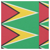 Guyana-Flagge Stoff (Nahaufnahme)