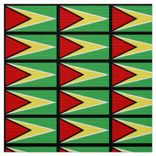 Guyana-Flagge Stoff