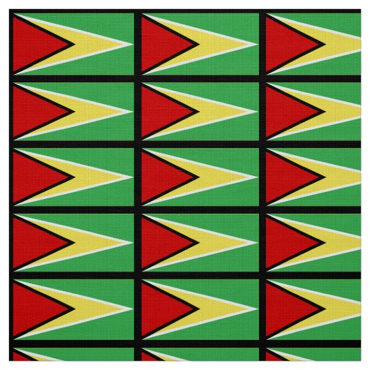 Guyana-Flagge Stoff (Muster)