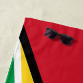 Guyana-Flagge Strandtuch (Beispiel)