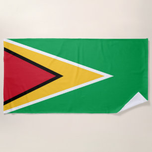Guyana-Flagge Strandtuch