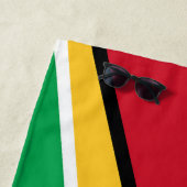 Guyana-Flagge Strandtuch (Beispiel)