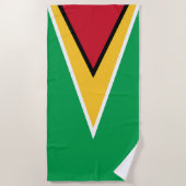 Guyana-Flagge Strandtuch (Vorderseite)