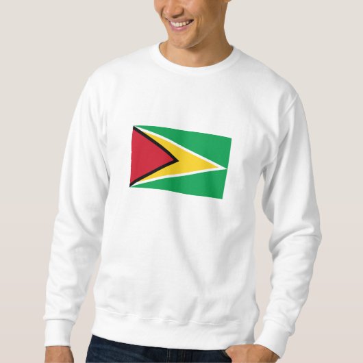 Guyana-Flagge Sweatshirt (Vorderseite)