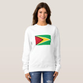 Guyana-Flagge Sweatshirt (Vorne ganz)
