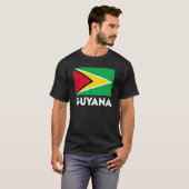 Guyana-Flagge T-Shirt (Vorne ganz)