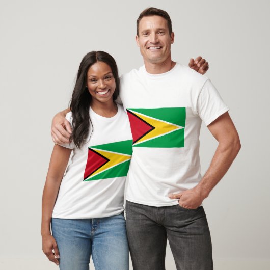 Guyana-Flagge T-Shirt (Unisex)