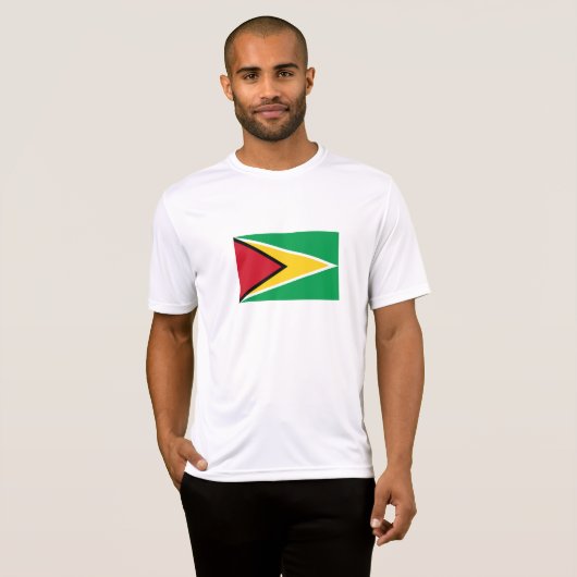 Guyana-Flagge T-Shirt (Vorne ganz)