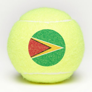 Guyana-Flagge Tennisbälle