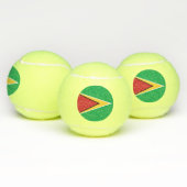 Guyana-Flagge Tennisbälle (Multi)