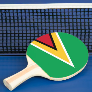Guyana-Flagge Tischtennis Schläger