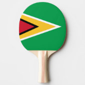 Guyana-Flagge Tischtennis Schläger (Vorderseite)